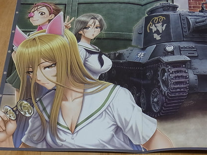 Tsukasa Jun GIRLS und PANZER Fan Art Poster Book TANKS C90 B4 big size 