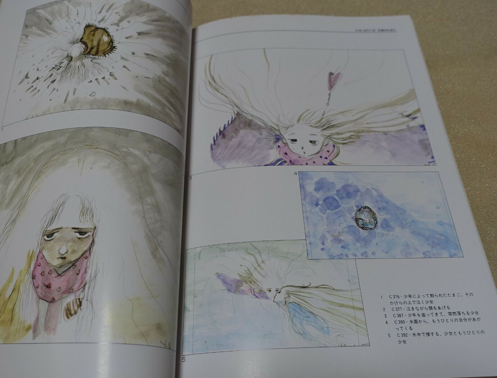THE ART OF Tenshi no Tamago Angel's Egg Mamoru Oshii Yoshitaka Amano etc 