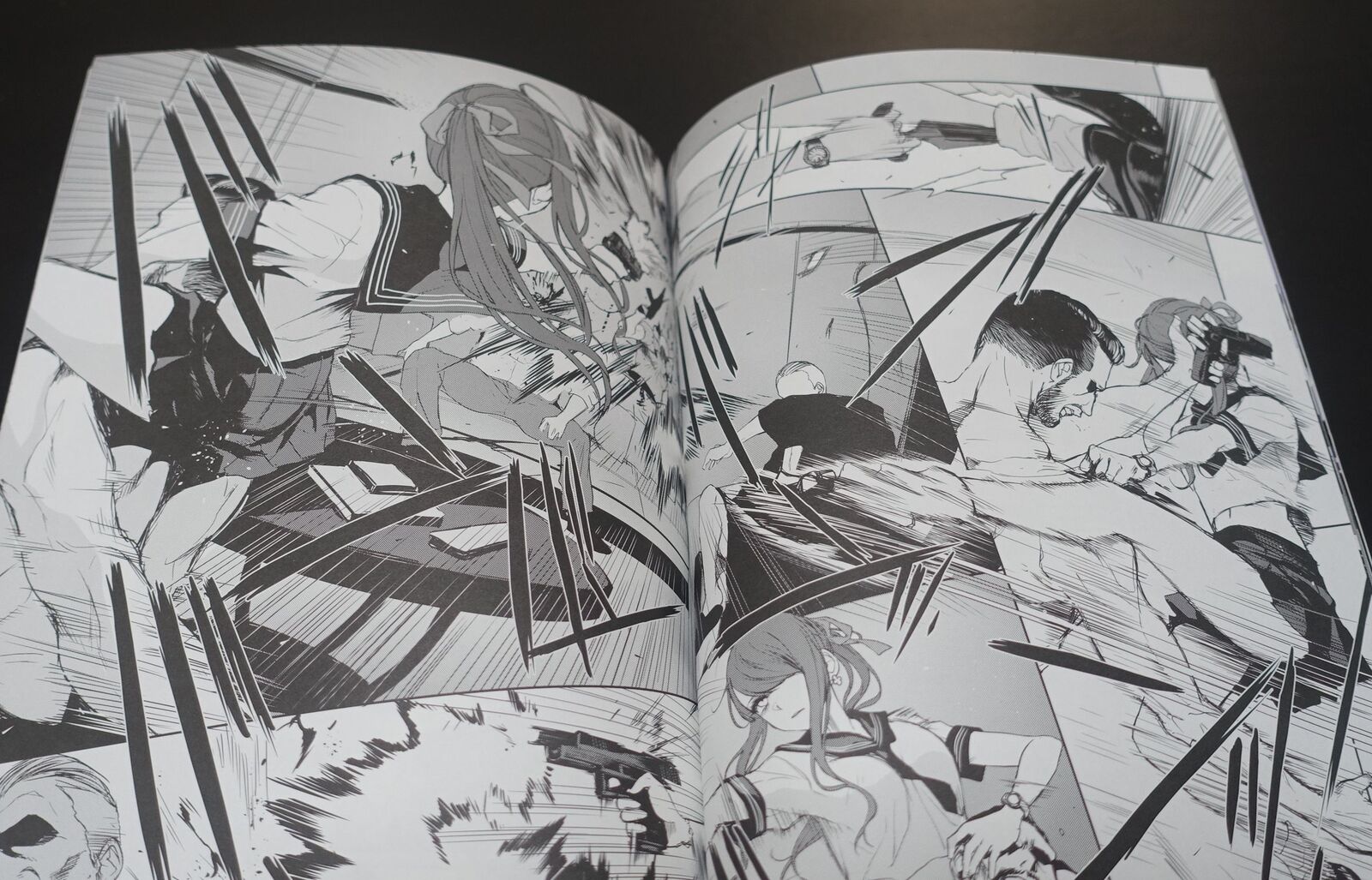 OCEANS55 KOH MINAGI Gun Action Comic & Illustration Book Killer Job 4 