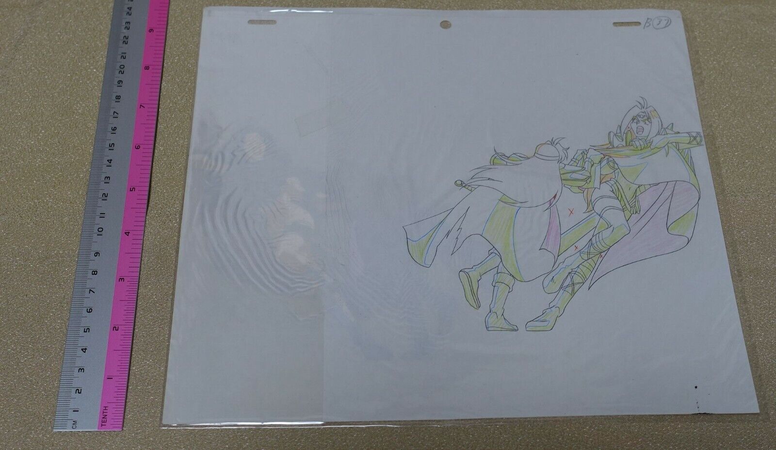 Cel & Raw Key Frame Art The Slayers Rina & Naga B37 Japanese Animation 