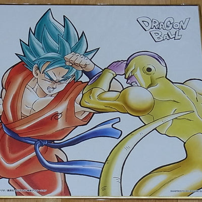Dragon Ball Super Print Shikishi Art Board 20 x 20 cm Blue Goku & Golden Frieza 