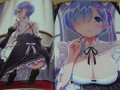 AYAMY x GAOU x YASUYUKI Re ZERO Rem Color Fan Art Book REM x3 