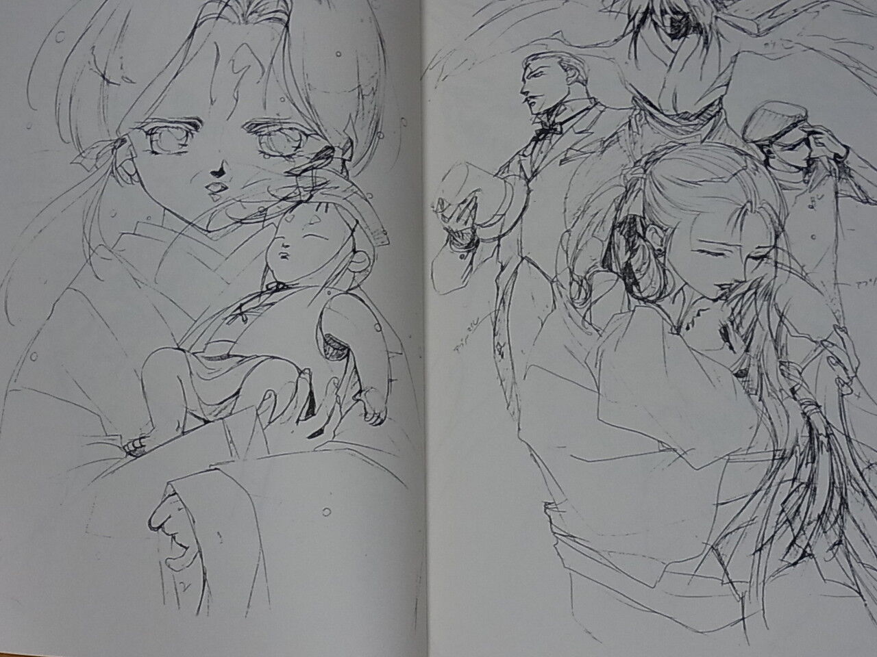 Animation Vampire Princess Miyu Key Frame & Rough Art Doujinshi 82Page RARE 
