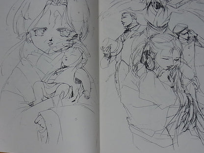 Animation Vampire Princess Miyu Key Frame & Rough Art Doujinshi 82Page RARE 