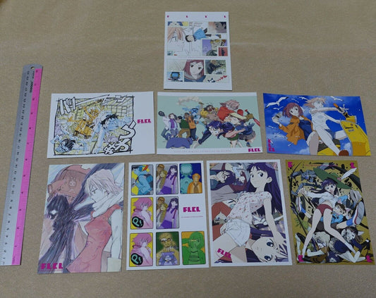 FLCL Post Card 8 piece set 