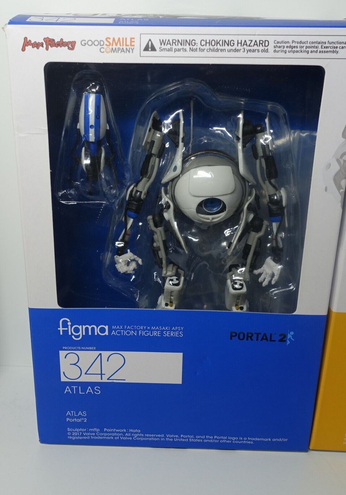 Max Factory Portal2 Action Figure Figma ATLAS & P-BODY 