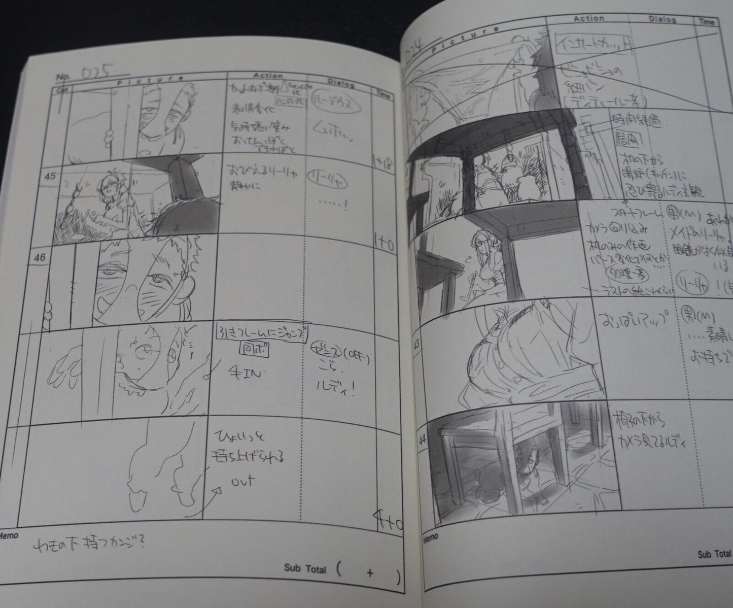 Manabu Okamoto Mushoku Tensei Epi01 & 23 Story Board Art Book Set 