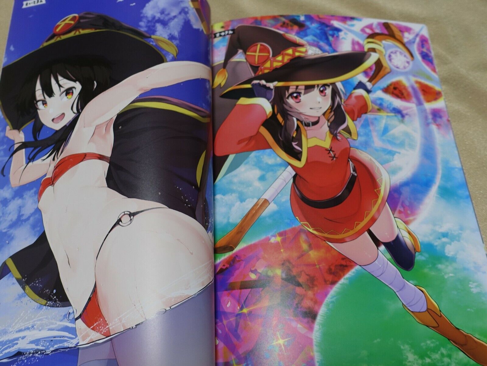 Konosuba Megumin Official Color Fan Art & Comic Book Kono Subarashii Sekai ni 