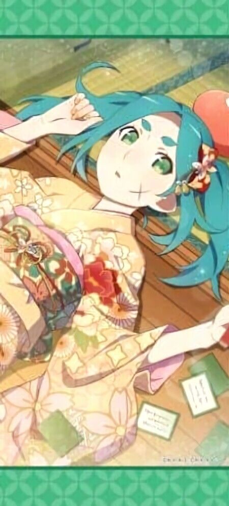Bakemonogatari Mini Tapestry 18 x 38 cm Yotsugi Onono 