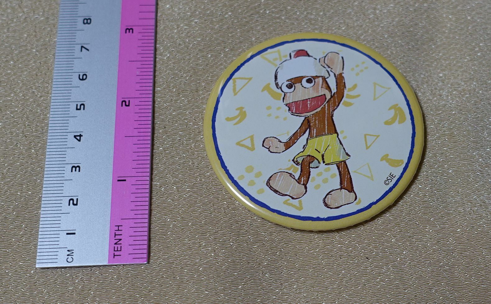 Ape Escape Sarugetchu Steel Badge Greeting 