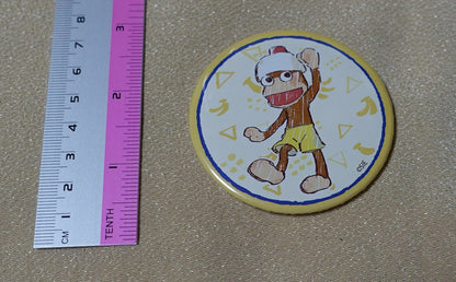 Ape Escape Sarugetchu Steel Badge Greeting 