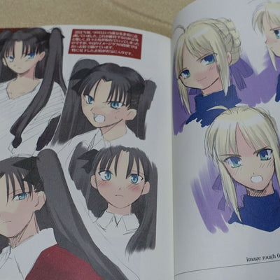 Fate Stay Night Setting Art Book Fate Side Material 