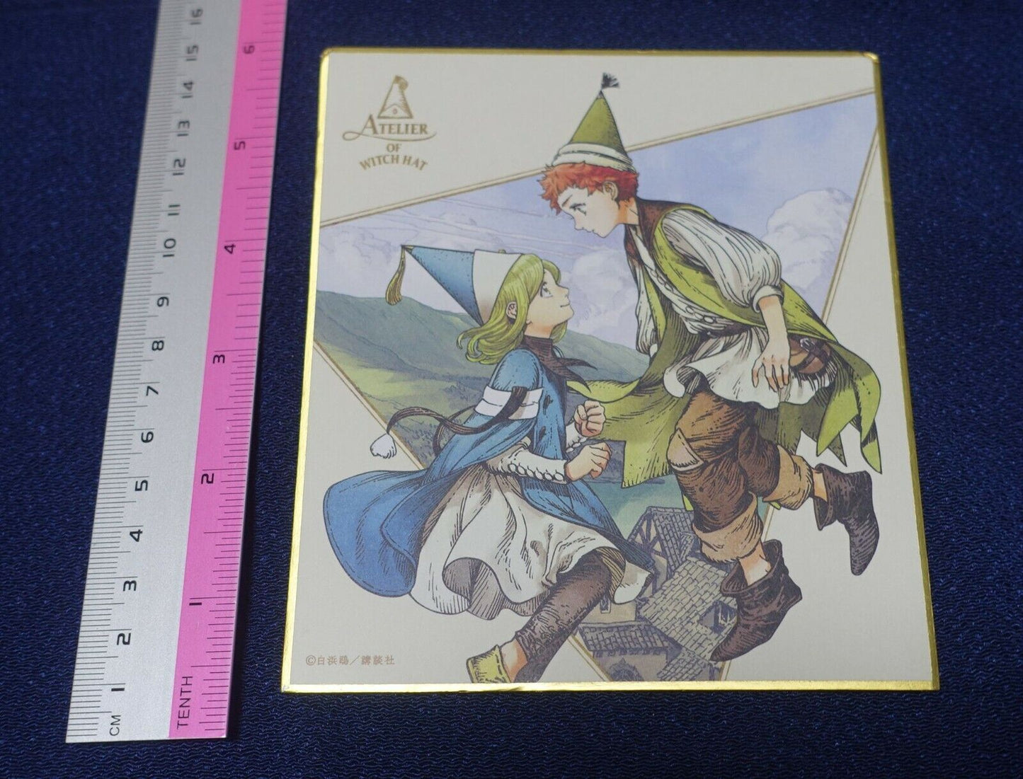 Kamome Shirahama ATELIER OF WITCH HAT Shikishi Art Board Coco & Tartah 