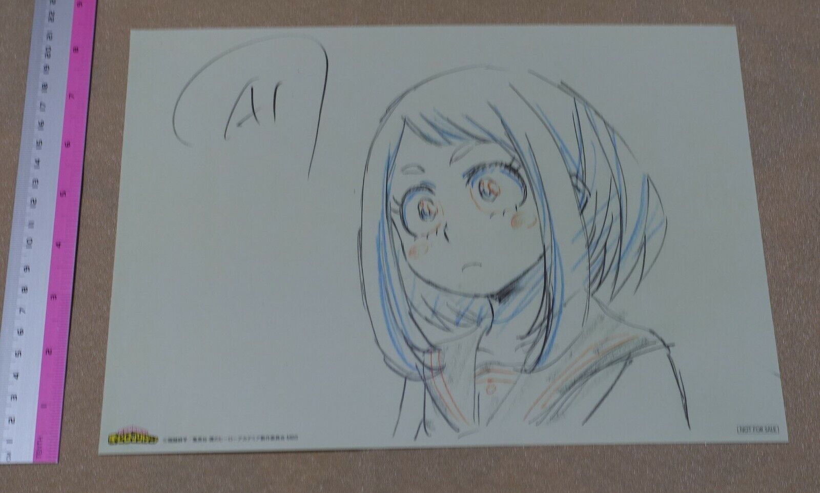 My Hero Academia Print Key Frame Art Sheet Ochaco Uraraka A 