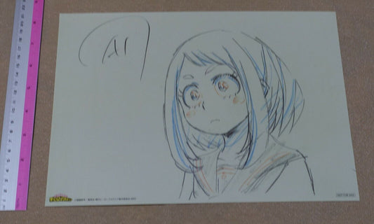 My Hero Academia Print Key Frame Art Sheet Ochaco Uraraka A 