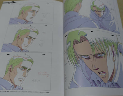 Attack on Titan Animation Season 3 Key Frame Art Work Book vol.2 with Art Card 