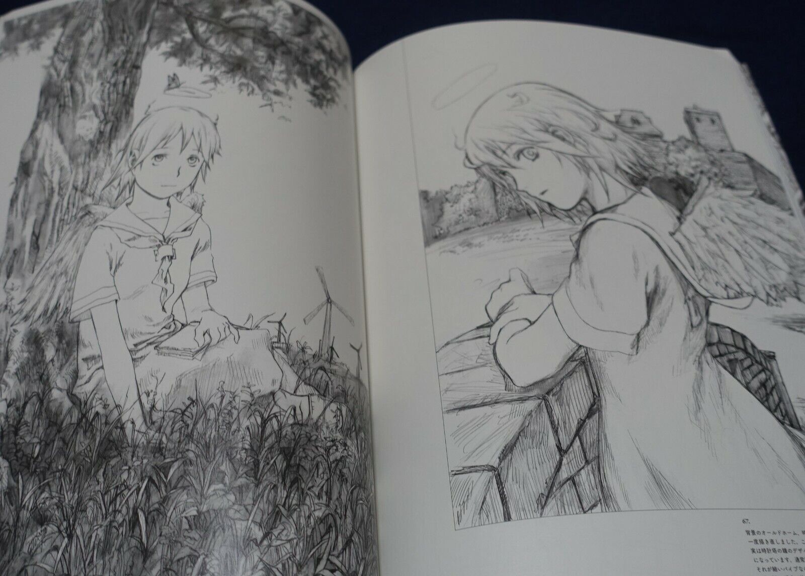 Yoshitoshi Abe 20th Aniv Art Book Shukusai no Machi Sketches & Drawings 