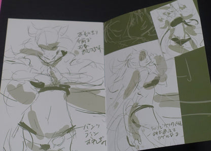 Tetsuya Tashiro Akame ga Kill! Rought Illustration Art Mini Booklet I 8page 