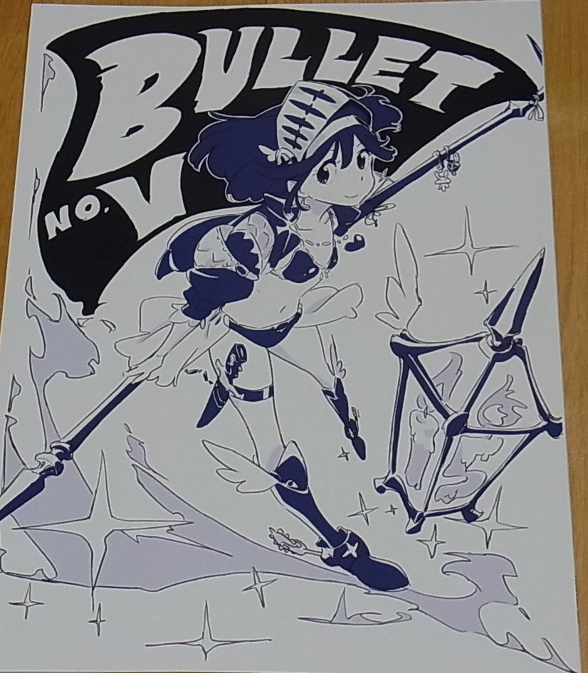 TRIGGER Animation Staff Newest item Original Illustration Book Bullet 5 