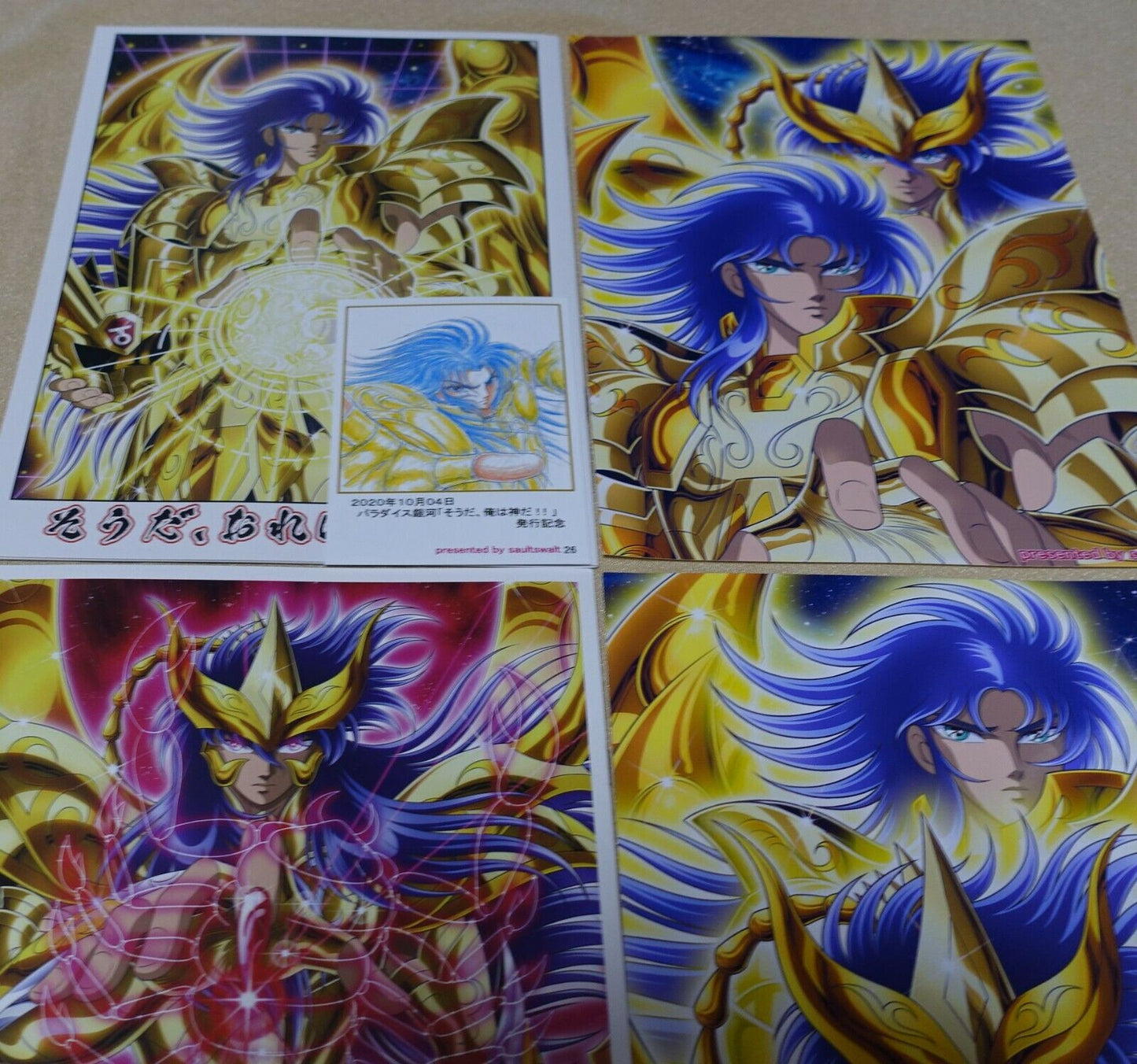 Saultswalt Saint Seiya Animation Staff's Saga & Milo Color Fan Art Book & Goods 
