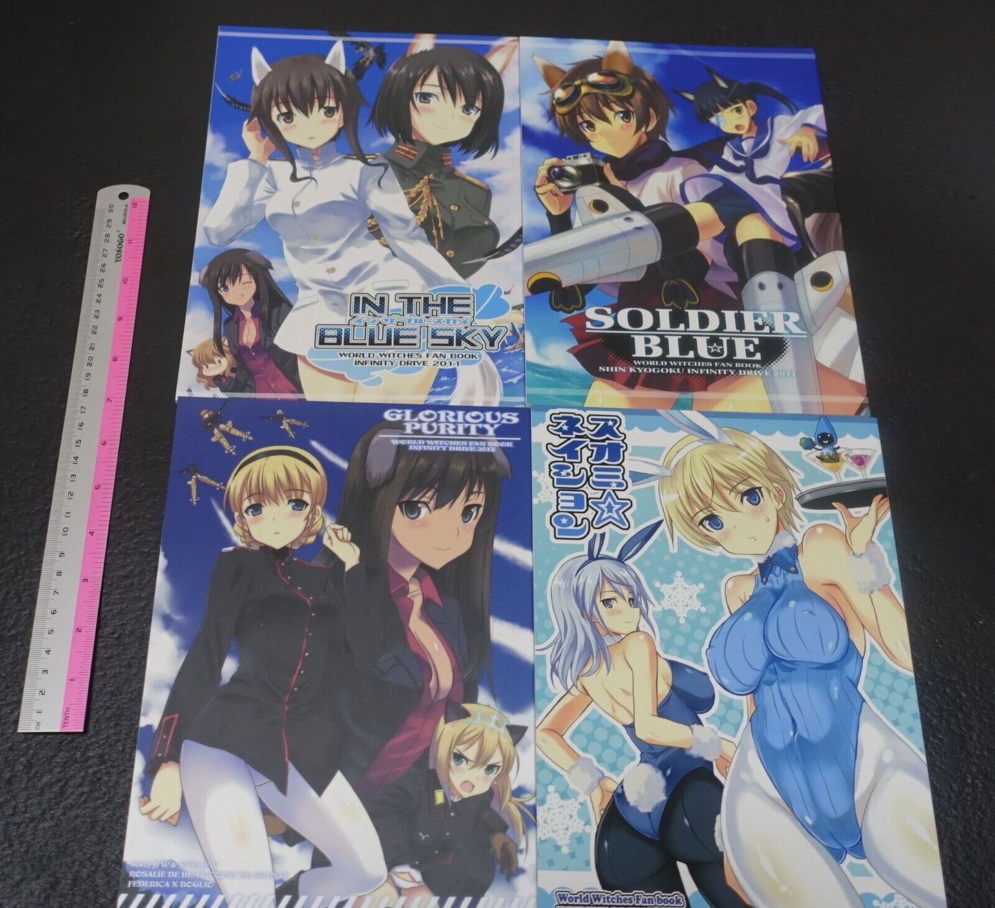 INFINITY DRIVE WORLD WITCHES Fan Made Comic 4 Set 