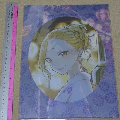 Yuichi Kato Yancha Gal no Anjo San PVC Art Sheet Clear File Japanese Yukata 