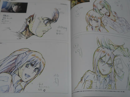 Attack on Titan Season 2 Key Frame Art Work Book with Kyouji Asano Signature 