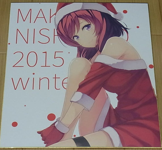 LOVELIVE! Color Fan Art Shikishi Board MAKI Nishikino 27 x 24 cm 