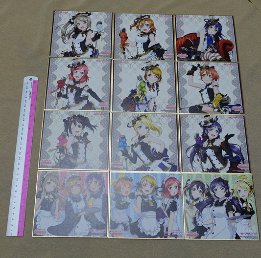 LOVE LIVE! Live Costume Shikishi Art Board 12 piece set 