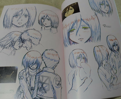 Kyoji Asano Attack on Titan Cut Collection Art Book 