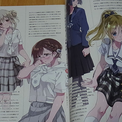 Kanmuritokage Saki & Japanese School Uniform Fan Art Book 05 complete version 