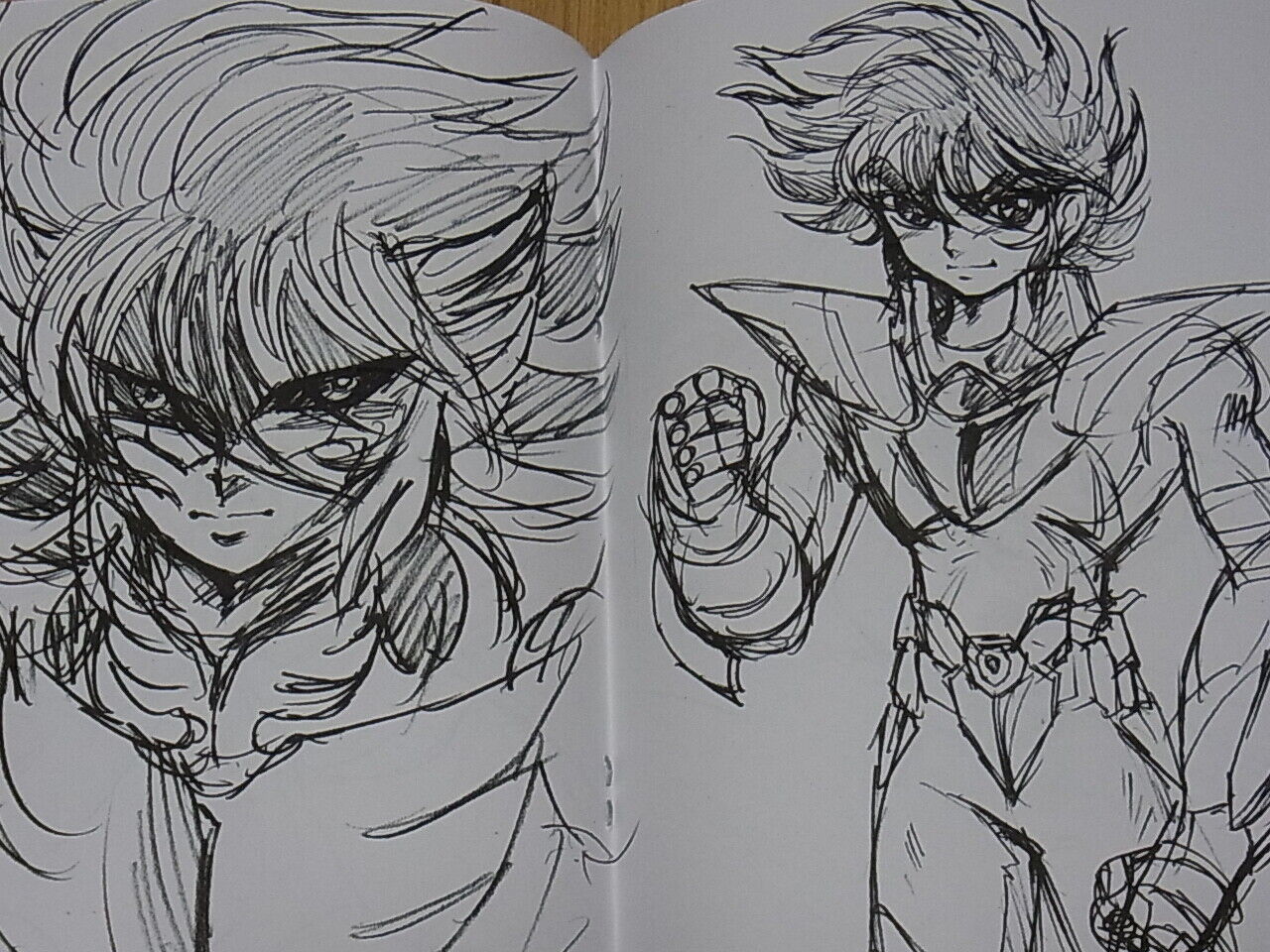 Yukimasa Sijyou Saint Seiya Mini Size Hand Maid Fan Art Book 