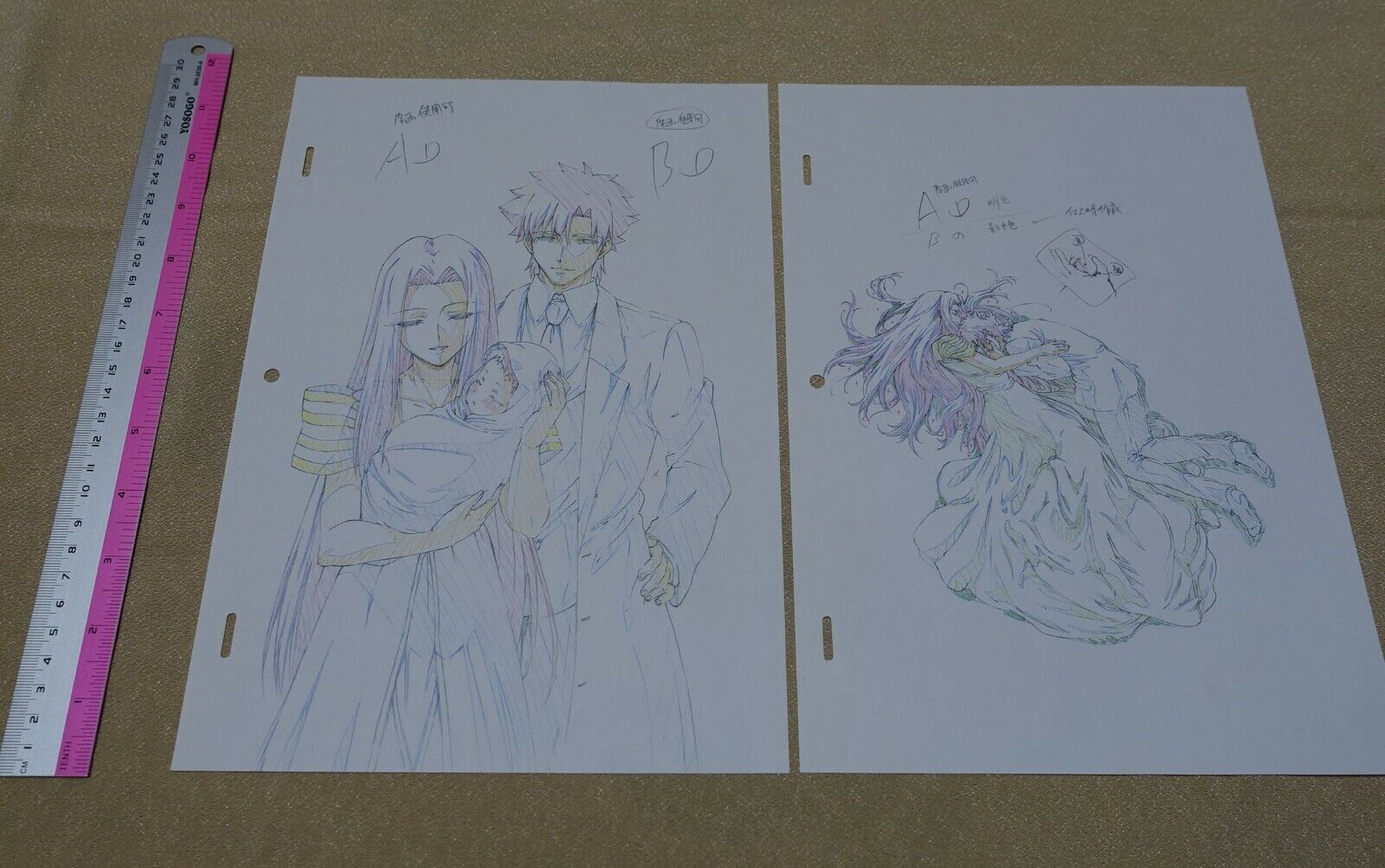 ufotable Fate Zero Animation Key Frame Art Sheet & Book Set 