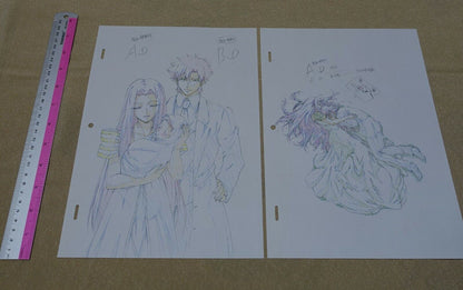 ufotable Fate Zero Animation Key Frame Art Sheet & Book Set 
