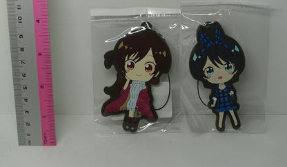 Kanojo, Okarishimasu Rent-A-Girlfriend Rubber Key Chain Set C 