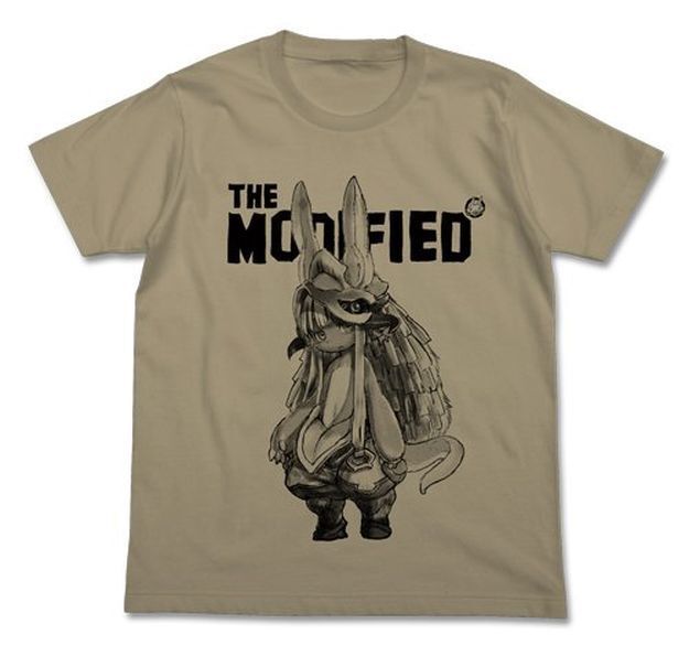 Made in Abyss Nanachi T-Shirt Khaki Medium Size 