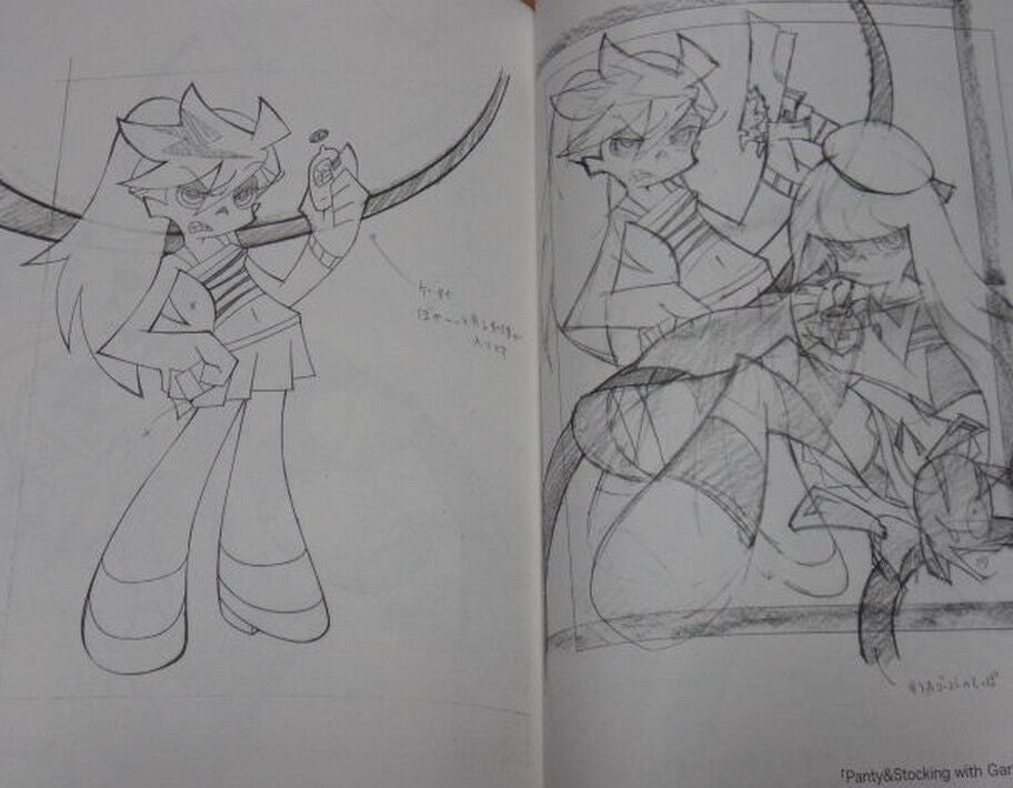 Masahito Onoda Animation Art Work Doujinshi FAIRING2011 Panty and Stocking etc & 