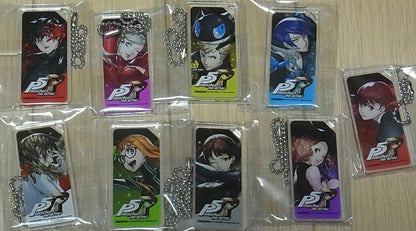 Persona5 The Royal Acrylic Key Chain 9 Complete Set P5 Persona 5 