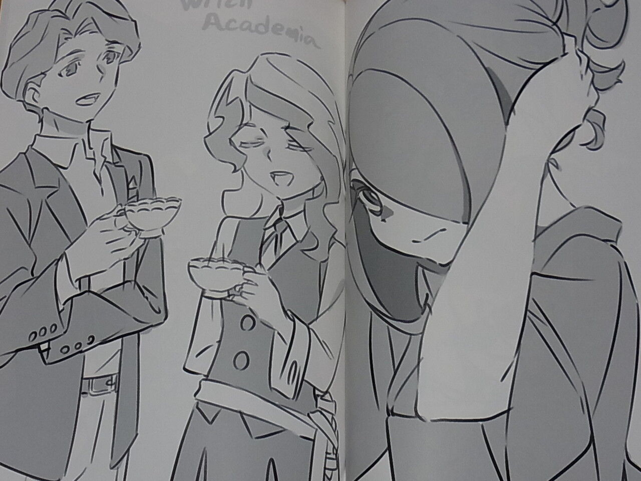 Kengo Saito Little Witch Academia & Idol Master Chihaya Fan Art Book SAITO KENGO 