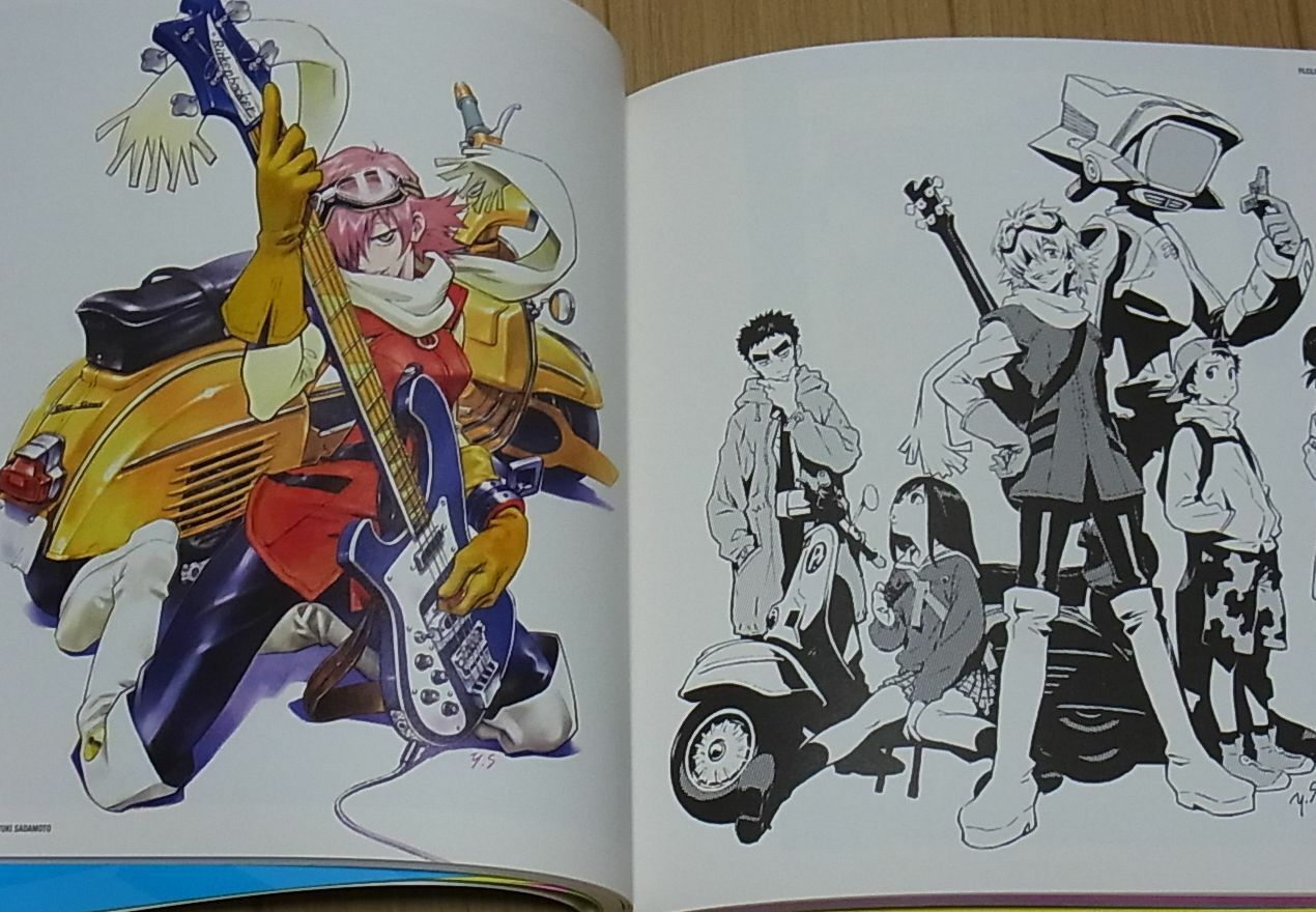FLCL ART AND TEXT BOOK FLCLISM++ 