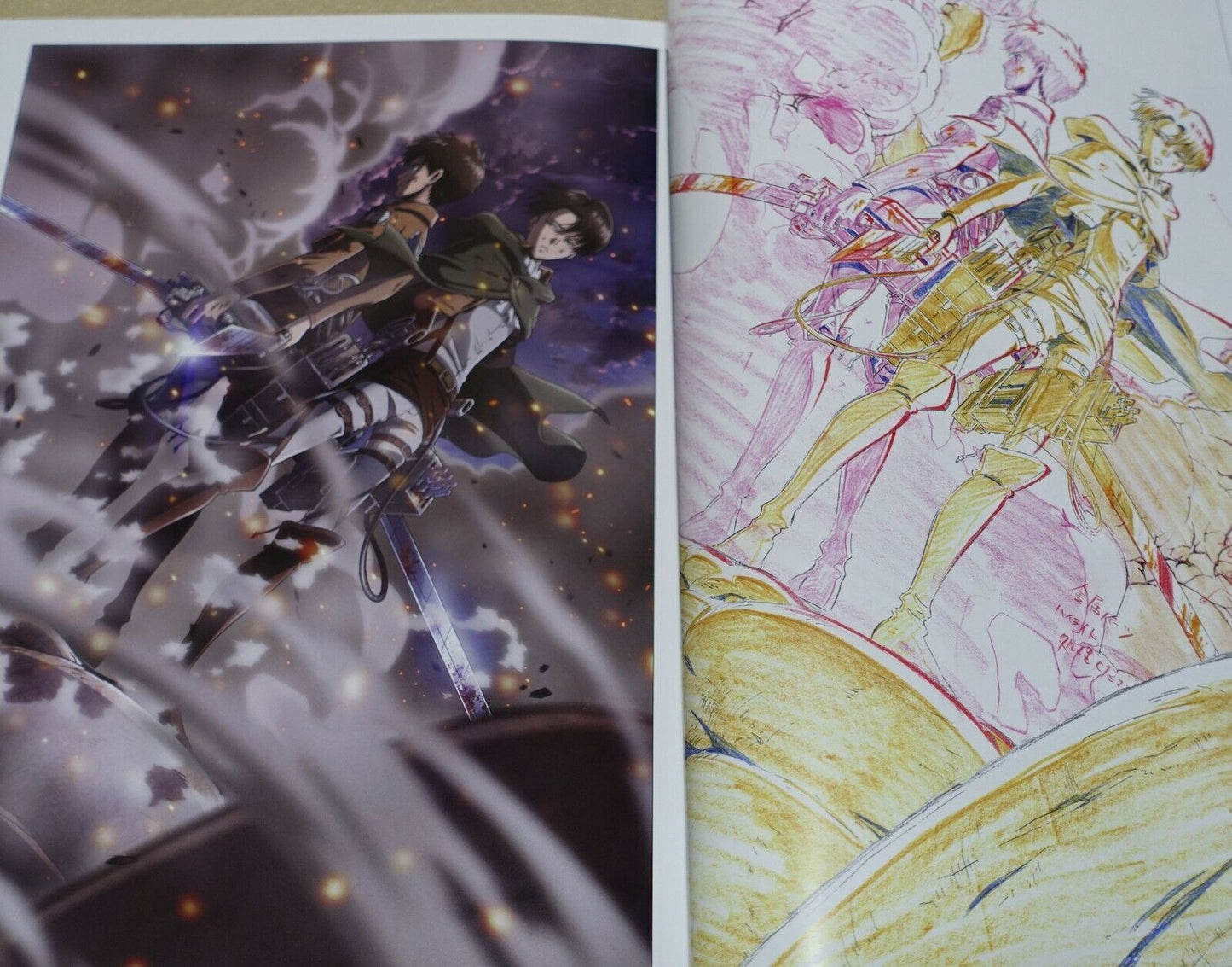 WIT STUDIO Attack on Titan Illustration Art Book vol.1 & 2 Set 