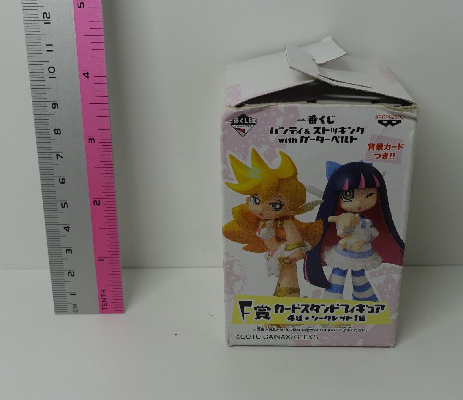 Panty and Stocking with Garterbelt Scanty Figure & Background Sheet Damaged Box 
