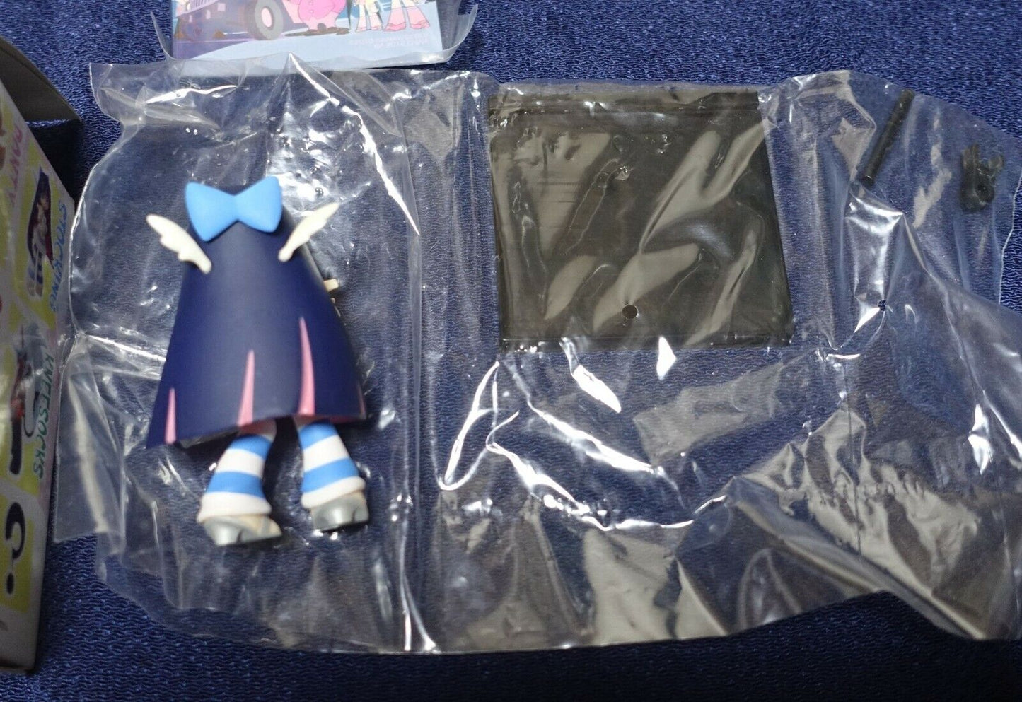 Panty and Stocking with Garterbelt Stocking Figure & Back Ground Card with box 