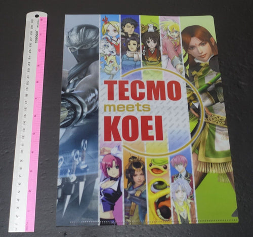 TECMO meets KOEI PVC Art Sheet Clear File 
