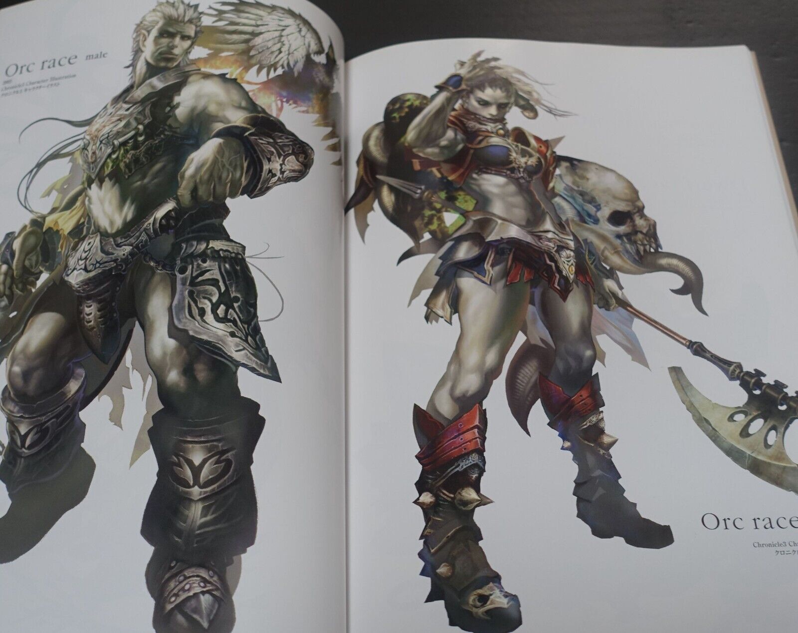 LINEAGE 2 Setting Illustration Art Book THE ARK 