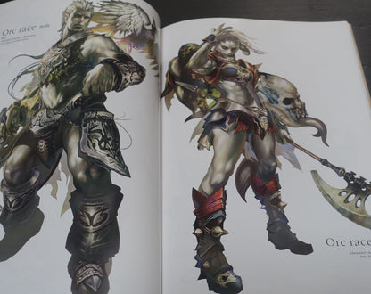 LINEAGE 2 Setting Illustration Art Book THE ARK 