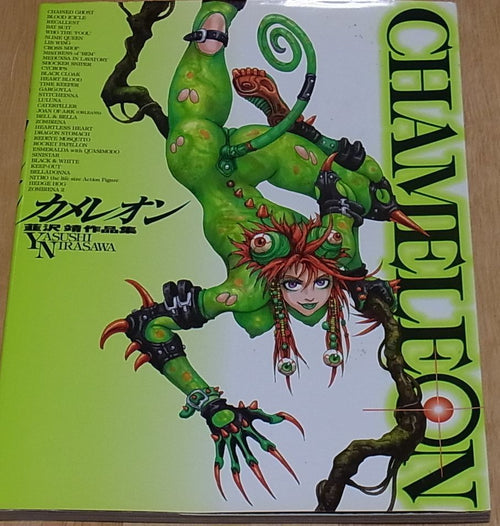 Yasushi Nirasawa Color Art Book CHAMELEON with Raw Autograph Sign & Illustration 