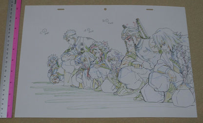 ufotable Kimetsu no Yaiba Demon Slayer Key Frame Art Sheet Pillars etc 3 set 