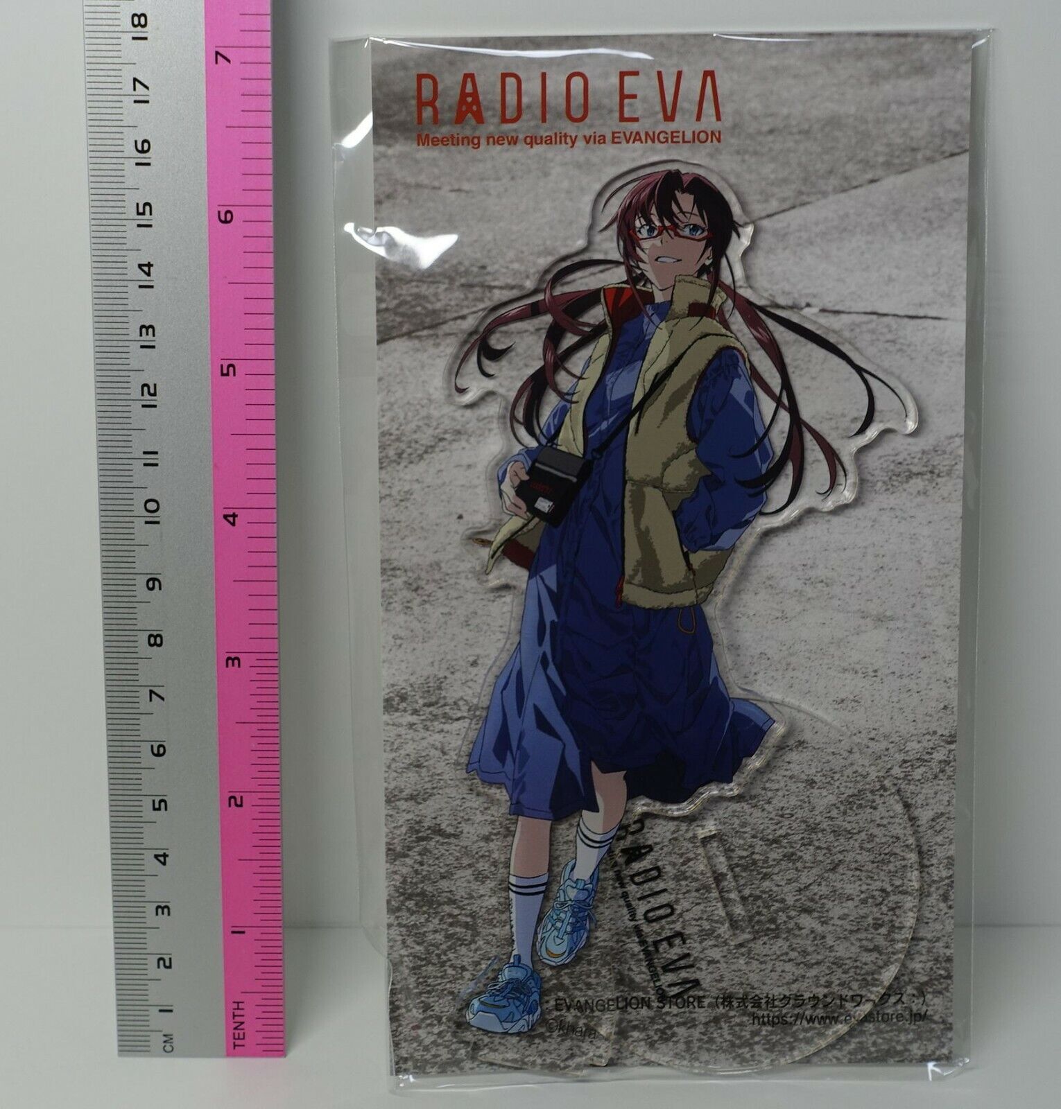Evangelion Radio Eva Mai Yoneyama Art Acrylic Stand Figure 5