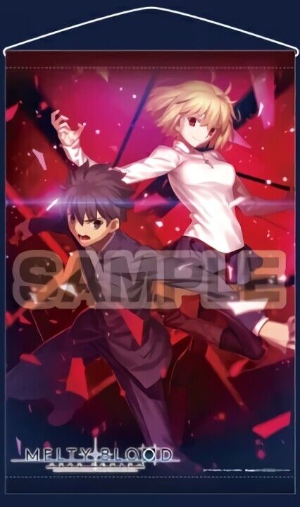 MELTY BLOOD TYPE LUMINA 51 x 72 cm Tapestry Wall Scroll ARCUEID & SHIKI 